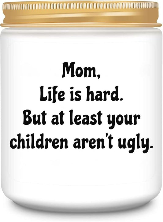 Funny Mothers Day Birthday Gifts for Mom,Gifts for Mom from Daughter Son,Thank You Lavender Scented Candles for Women.