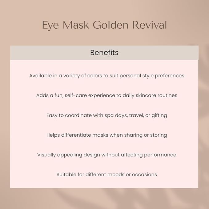 Organic To Green Eye Mask Variety Pack - Multi-Colored Under Eye Gels for Dark Circles and Puffiness - Hyaluronic Acid & Amino Acids - Clean Beauty, Vegan & Cruelty-Free (24 Pairs)