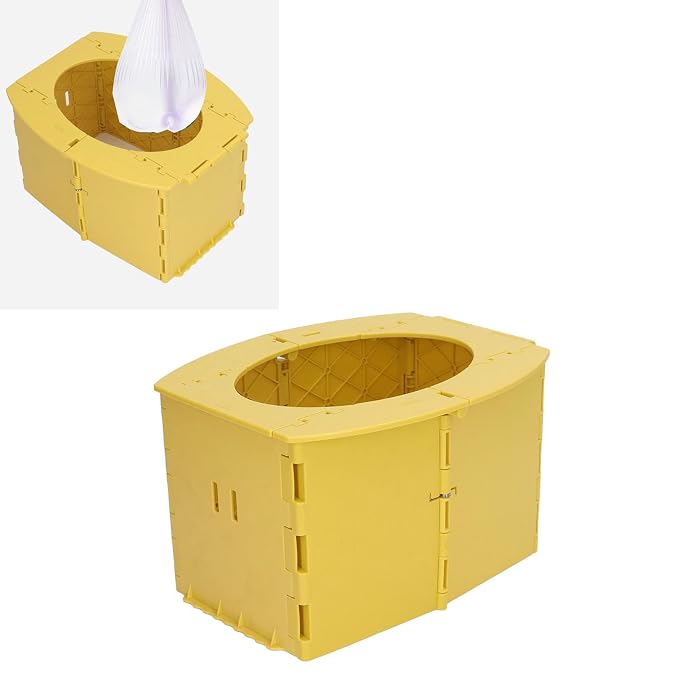 RiToEasysports Travel Potty,Portable and Foldable Toilet for Kids Boys Girls for Car, Camping, Outdoor, Indoor (Yellow)
