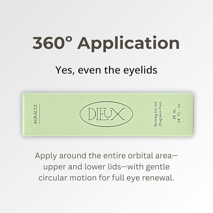 Dieux Auracle Reviving Eye Gel Fragrance Free 0.68 Oz