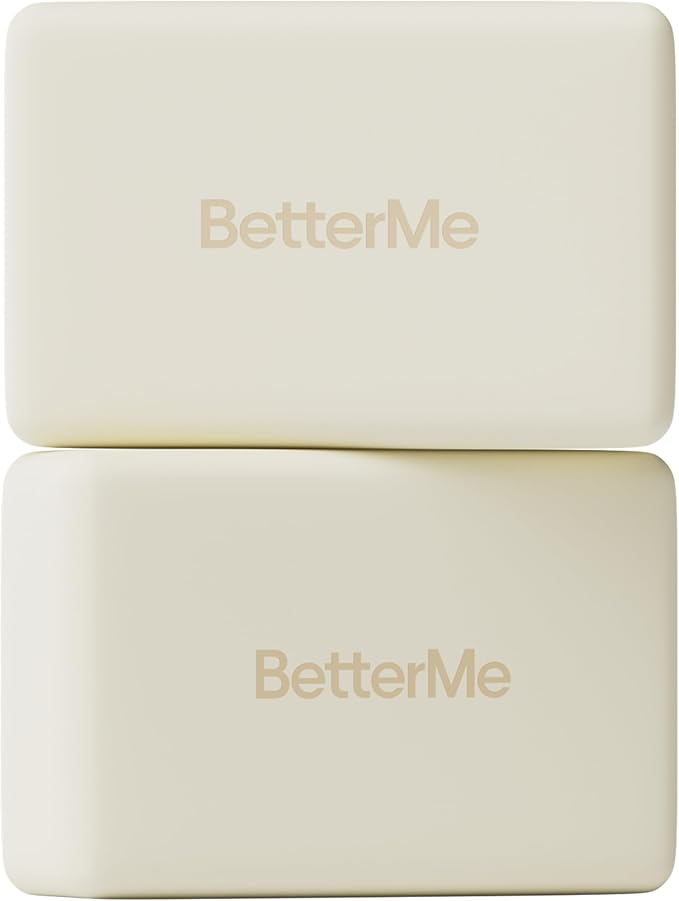 BetterMe Yoga Blocks Set of 2 – High Density Foam Yoga Blocks for Stretching, Pilates & Workouts – Lightweight Non-Slip Exercise Blocks for Flexibility & Balance