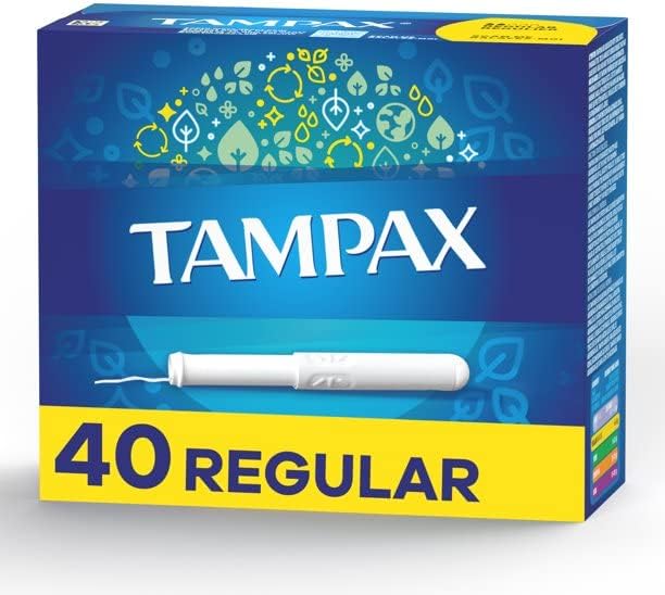 Tampax Cardboard Regular, 40 Tampons (Pack of 4)