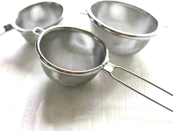 Nagao Tsubamesanjo High Tech Strainer, Large Size, 18-8 Stainless Steel, Tatami Weave, Made in Japan