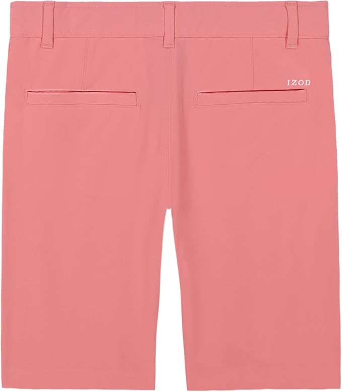 Izod Boys' Performance Golf Swingflex Stretch Straight Fit Short