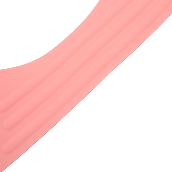 Universal Toilet Seat Cover Washable Silicone Non Slip Toilet Seat Pad Durable Soft Comfortable for Elderly Children Bathroom Home 39.5x34cm (Pink)