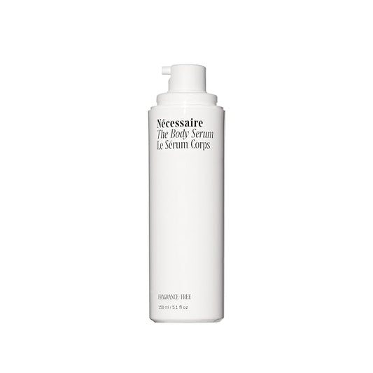 Nécessaire The Body Serum – Fragrance-Free Hyaluronic Acid Body Serum for Women+ Men. Niacinamide Firming Body Lotion – Fast-Absorbing for Sensitive + Eczema-Prone Skin. 150 ml / 5.1 fl oz.