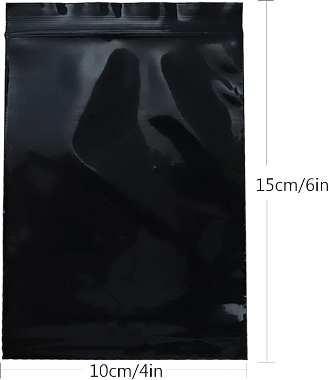 Tampon Disposal Bags, Sealable and Prevents Odours, Set of 100 Pack | Feminine Hygiene Disposal Bags, Black, More Discreet