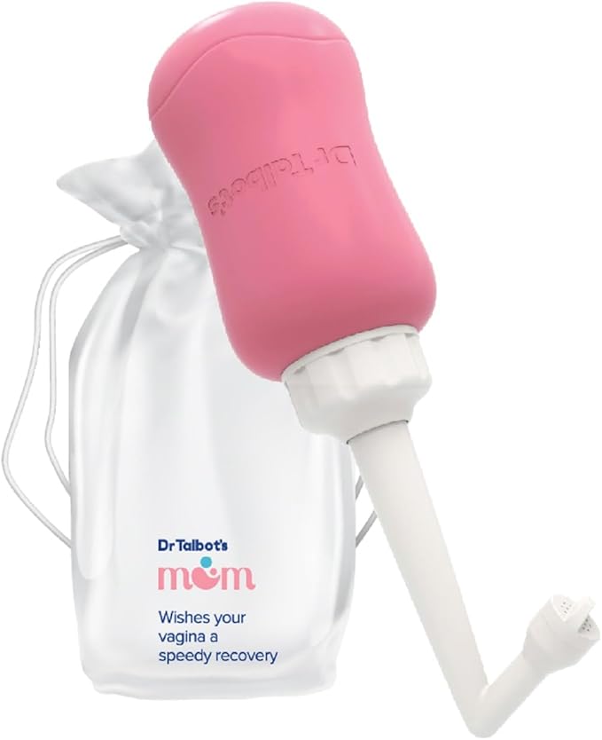 Dr. Talbot's Mom Postpartum Peri Bottle with Carry Bag - Perineal Spray Bottle for Mothers - 12.2 fl oz