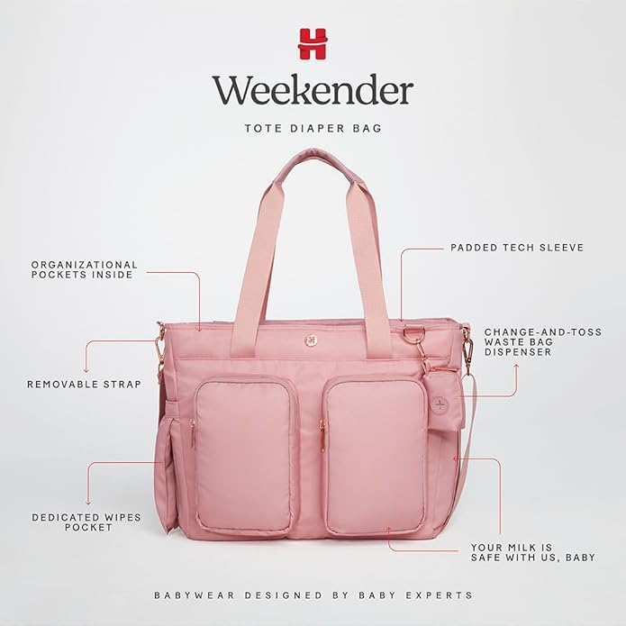 Huggies Signature Hug Weekender Tote Diaper Bag