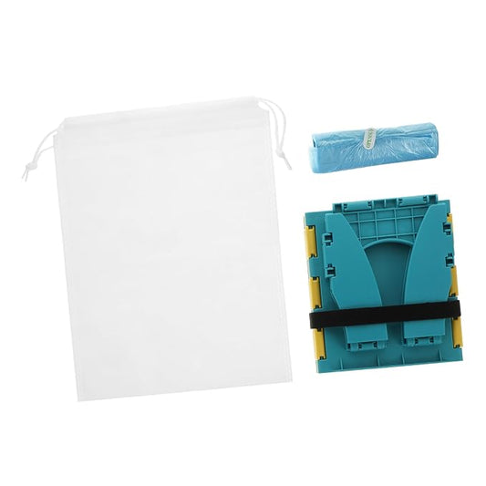 Milisten Folding Toilet Seat for Toddlers Elongated Potty Portable Training Potty Travel Toilet Safe Odorless Plastic Easy Assembly
