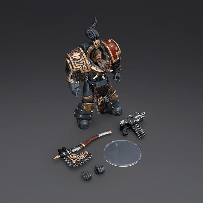 JOYTOY1/18 Warhammer The Horus Heresy Action Figure 5.59 inch Space Wolves Varagyr Wolf Guard Squad Varagyr Terminator 2 Collection Model Birthday Gift