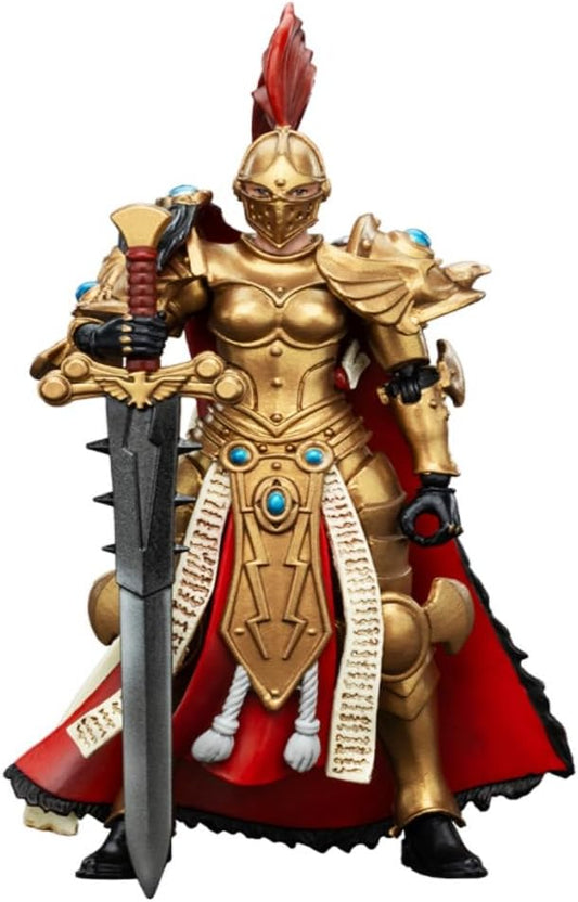JOYTOY Warhammer Horus Heresy Sisters of Silence White Falcons Vigilator Cadre Vigilator Mistress 1:18 Scale 4.17in Action Figure Mecha Joy Toy Collection Model