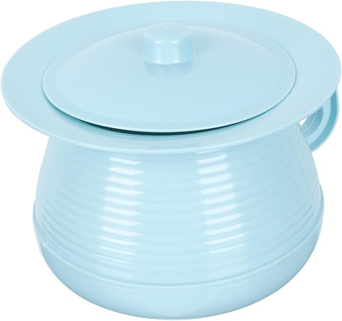 1pc Portable Adult Urinal Pot with Lid Thickened Urinal Container for Seniors Boys and Girls and Pregnant Women Night Urine Pot for Travel and Home Use