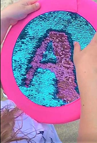 JA-RU Sequin Flyer Soft Frisbee-Disk Toy (1 Frisbee Assorted) Flying Disc for Kids and Adults, Boys and Girls. Beach Pool Indoor and Outdoor Throwing Games. Birthday Gifts