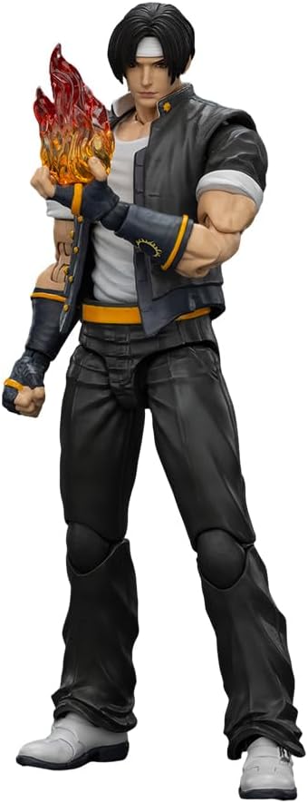 JOYTOY SNK 1/18 Action Figure -KOF 98UM- Hero Team Kyo Kusanagi -9.84" Flexible and Posable Collection Model Birthday Gift,for Kids Age15 +JT01420