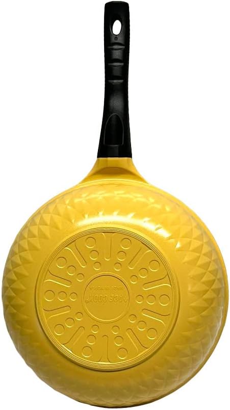 10" Ceramic Coating Interior and Exterior Cooking Wok, Cooking Pan Made In Korea