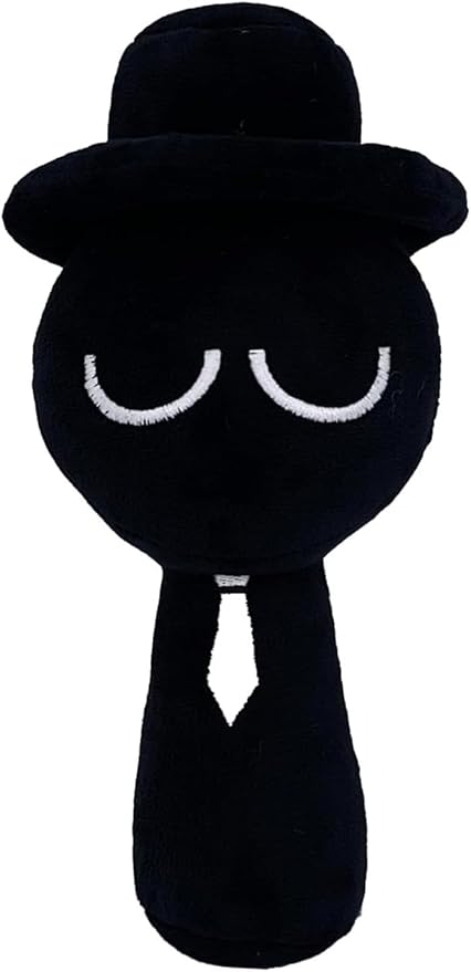 Sprunky Plush Toys Sprunky Wenda and Gray Plushies Sprunky Plushes Soft and Funs Stuffed Toys Dolls for Fans and Friends Birthday for Girls Boys (Black)