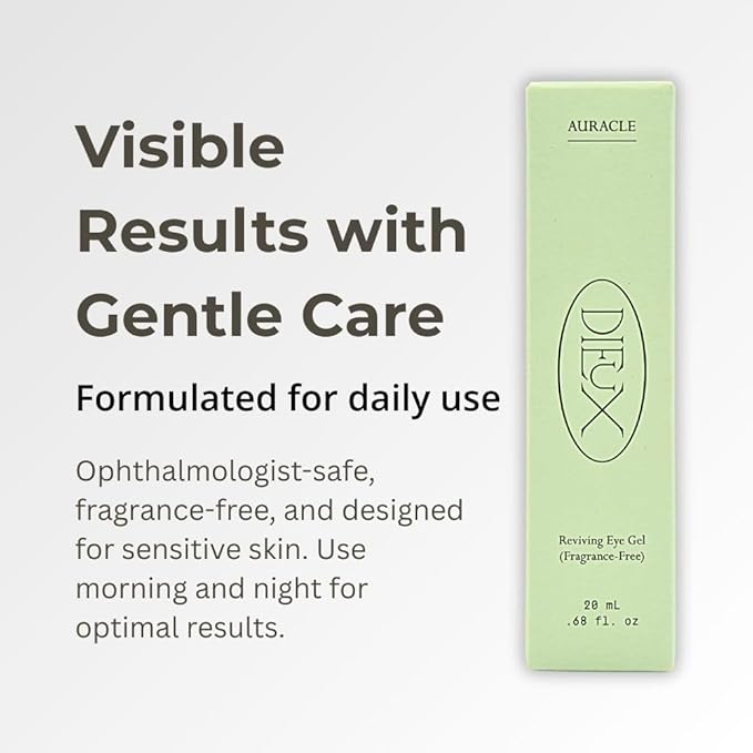 Dieux Auracle Reviving Eye Gel Fragrance Free 0.68 Oz