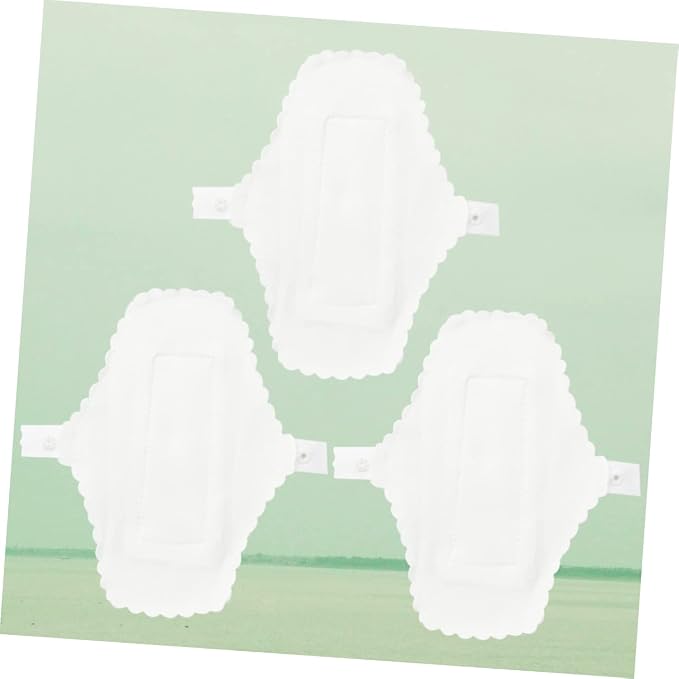 3pcs Reusable Menstrual Pads Set Sanitary Napkin Incontinence Bed Pad Pee