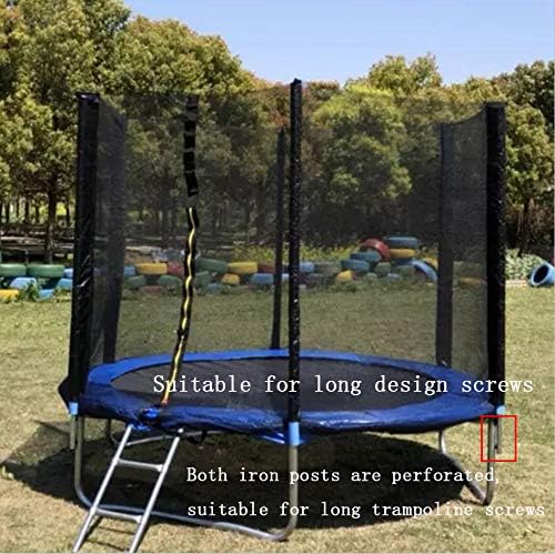 Trampoline Accessories Trampoline Screws Screws to fix The Trampoline Suitable for Large Trampolines(Long Screw 6mm-4pack)