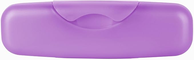 RADIUS Large Tampon Travel Case - Seamless Protective Storage Container, Durable Makeup and Medicine Purse Organizer with Secure Snap Lock (1.25 x 2 x 7.25 IN) - Pack of 1, Case