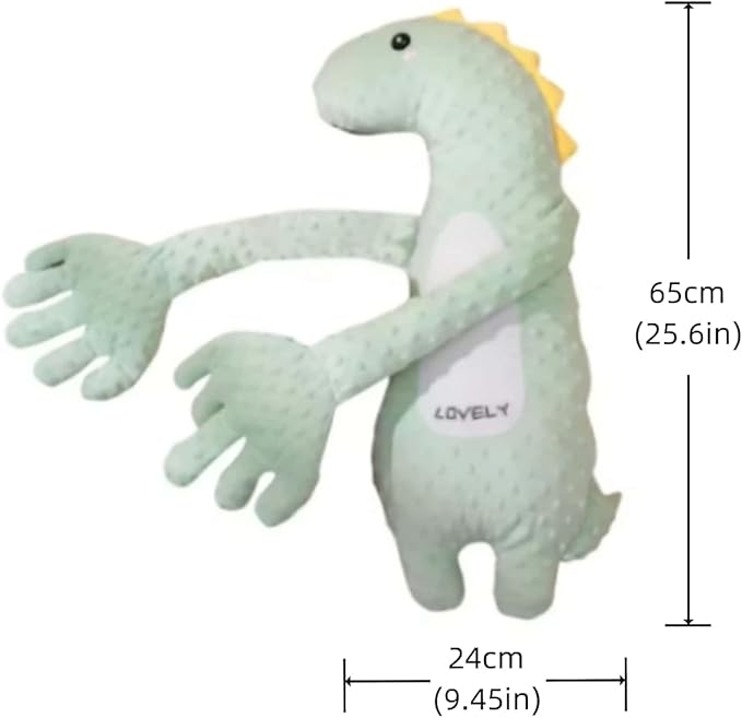 Baby Soothers Toys, Cute Animal Plush Stuffed Doll Toy for Girls Boys, Portable Dinosaur Unicorn Figure Soothing Dolls for Home and Travel (D #)