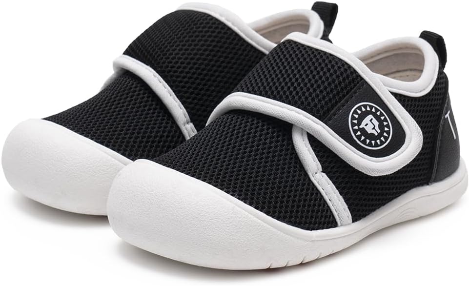 Toddler Shoes Boys Girls Non-Slip Infant Sneaker Rubber Sole Baby Crib First Walker Shoes