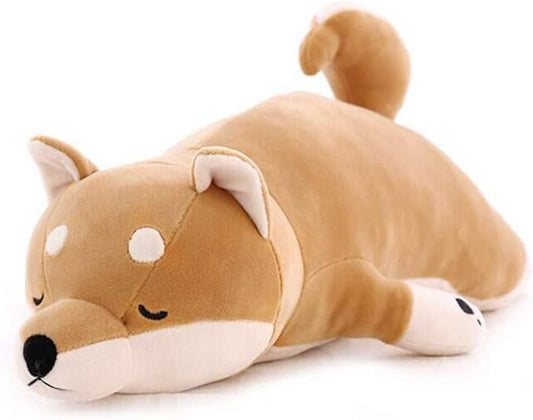 30'' Shiba Inu Plush Stuffed Animal, Giant Stuffed Animals for Anxiety, Big Shiba Inu Corgi Plush, Dog Plush Pillow Hugging Pillow Sleeping Dog Cushion Soft Plush Toy Big Stuffed Animals Kawaii Decor