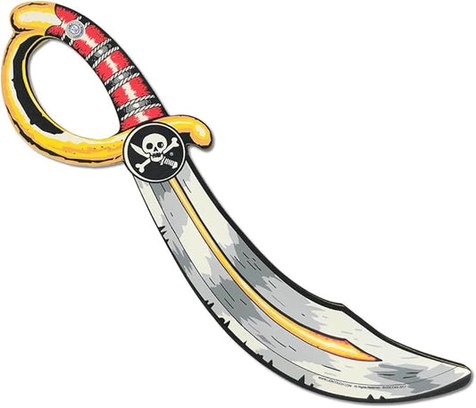 Liontouch - Pirate Sabre for Kids - 3+ Years | Pretend Play Toy for Boys & Toddlers | Safe Cutlass-Like Sword in Durable Foam for Sailing The Caribbeans | Ideal Accessory for Dress Up and Costumes