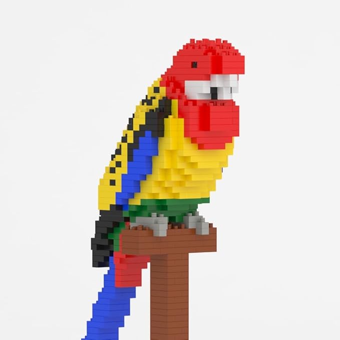 JEKCA Rosella 01S | Parrot Plastic Building Blocks | Age 14+