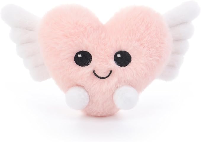 Apricot Lamb Angel Love Stuffed Animals for Kids, Soft Cute Plush Toys for Baby Girl and Boy, 4 Inches