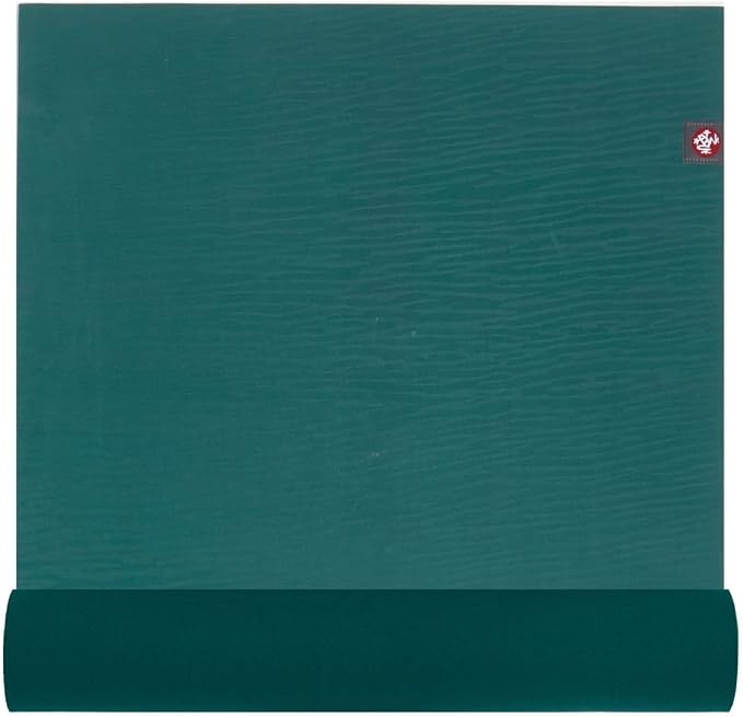 Manduka eKOLite Yoga Mat 71" - 4mm | Natural Rubber | Eco-Friendly | Soft Textured Surface | Natural Next-to-Skin Feel | 71 x 26 inches | Charcoal Grey