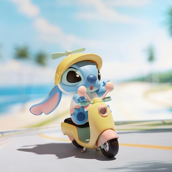 MINISO Lilo & Stitch Trip Collection Blind Box Figure Model Random Design Box Toy Collectible Toy for Home Decor Birthday Gifts (Random One Figure)