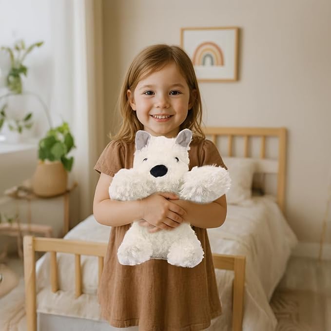 Adorable West Highland White Terrier Dog Plush Toy - 15.7" Soft Stuffed Animal Toy, Kid's Best Friend