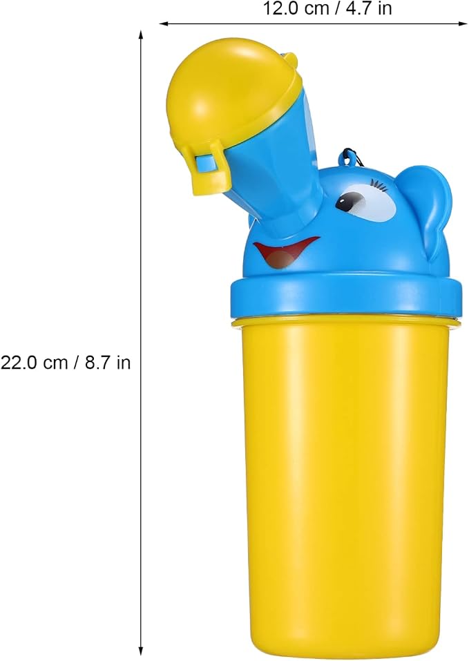 Gadpiparty Portable Urine Bucket for Kids Compact Travel Potty for Boys and Girls Lightweight Toddler Travel Urinal for Car Trips Camping Outdoor Use 8.66X4.72X2.55 Inches