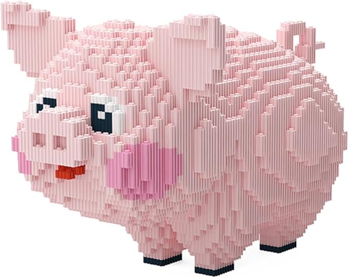 Animal Pig Micro Building Blocks Set（2745PCS） Gift for Adults and Kids