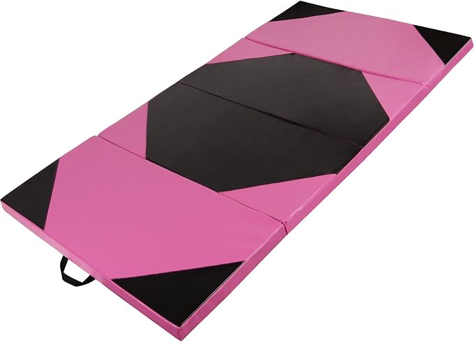 Polar Aurora 4'x10'x2 Thick Folding Gymnastics Exercise Mat Aerobics Stretching Yoga Mats