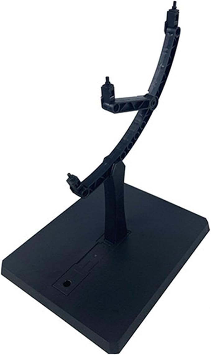 Action Figure Display Stand, Adjustable Model Kit Base, Display Stand Suitable For Gundam Models And 1/144 HG RG BB Action Characters, Black (RG)