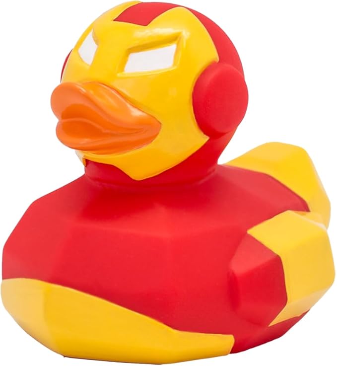 Red Star Rocket Rubber Duck | Movies, Comic Character | Safe for Children | Collectable, 100's to Chose | 3 x 3.5 x 3