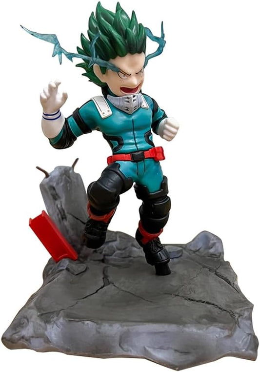 MHA Figures Midoriya Izuku Action Figure Battle Pose PVC Model 17cm MHA Collectible Statues Midoriya Izuku Figurine Desktop Ornaments