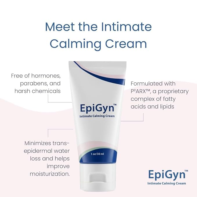 Vulva Moisturizer - Intimate Skin Care, Menopause Support - Helps Relieve Feminine Dryness and Discomfort - Hormone Free Cream for Women - 3 Month Supply (3 x 1 oz)
