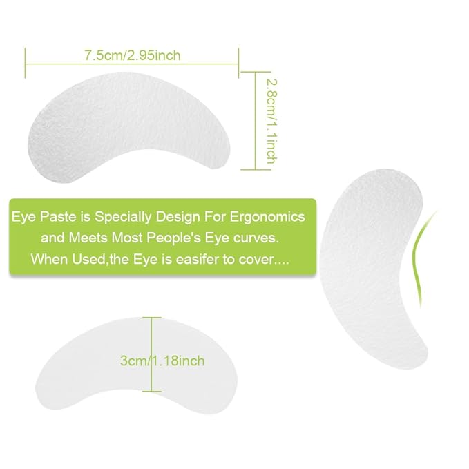 Eye Pads Lash Extensions Kit, 110 Pairs Hydrogel Patch Gel Pad Beauty Makeup Tool for Under Eyes Eyelash Extension