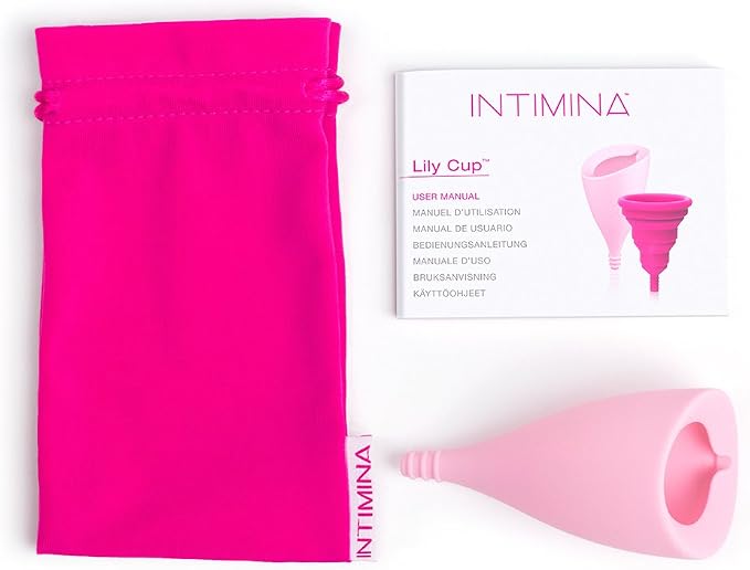 Intimina Lily Cup Size A - Ultra-Soft Menstrual Cup, Reusable Period Protection for up to 12 Hours, Medical-Grade Silicone Women’s Period Care