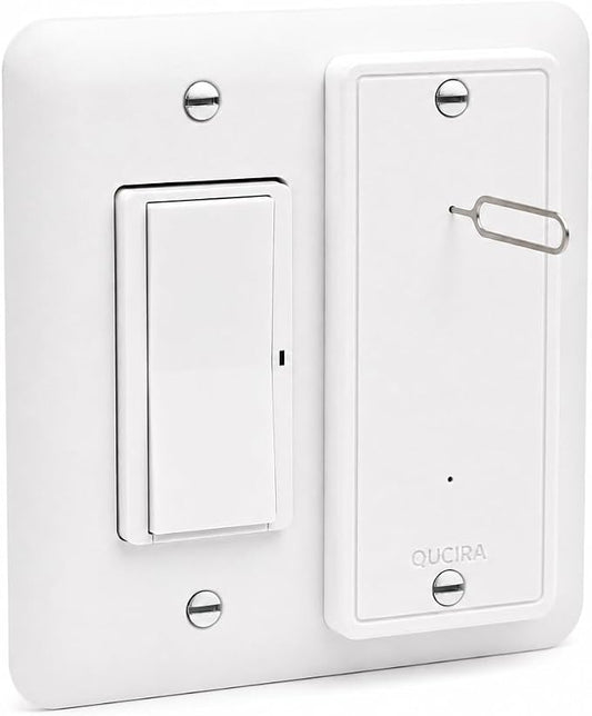 Child Proof Light Switch Cover Guard for Rocker & Decora Switches, Tamper Resistant Cover with 0.8mm Access Hole & Ejector Pin, Does Not Fit Toggle Switches