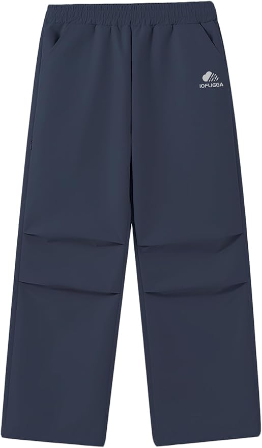 Kids Cargo Pants Waterproof Boys Hiking Outdoor Camping Pants Quick Dry UPF 50+ Toddler Youth Uniform Pants