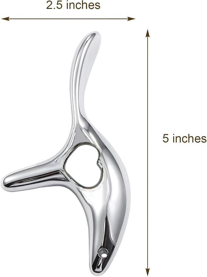 Gua Sha Tool Muscle Scraper Trigger Point Massager, Deep Tissue Myofascial Fascia Release Thumb Saver, Heart Shaped Neck Back Shoulder Foot Pain Relief, Silver