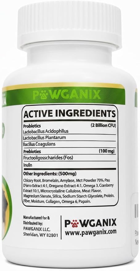 YeastGuard – Dog Yeast Infection Treatment & Probiotics (60 Chews) | Itchy Skin, Ear, Paw & Allergy Relief | 2B CFU + Caprylic Acid | Vet-Approved, Made in USA