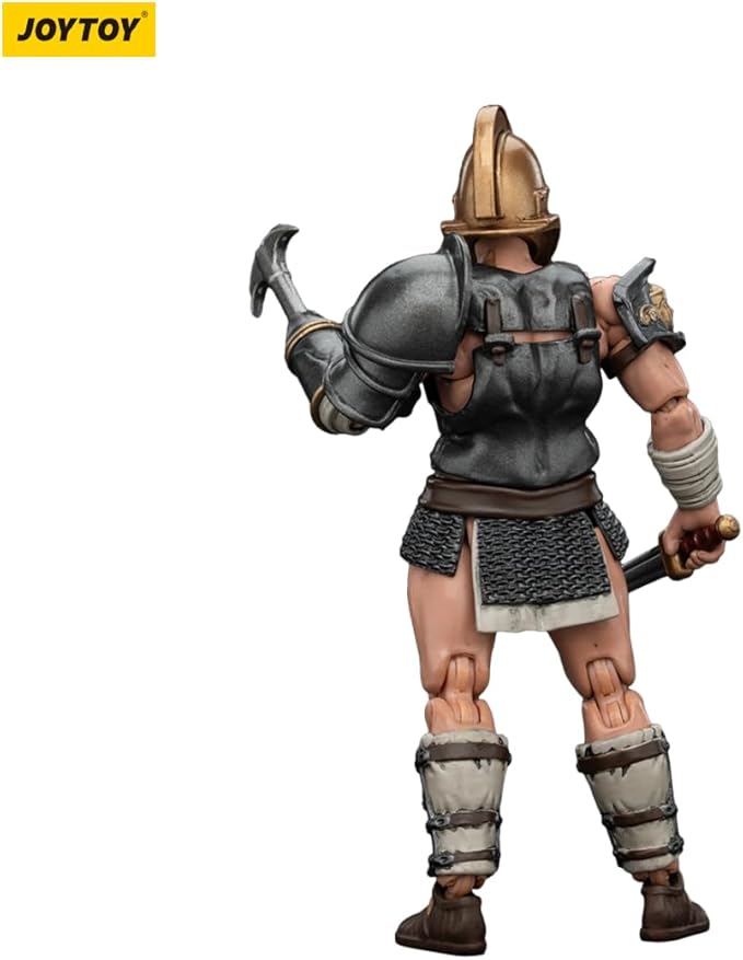 JOYTOY 1/18 Strife Roman Gladiator Secutor Gladiator Collector's Edition Action Figure-4.25in