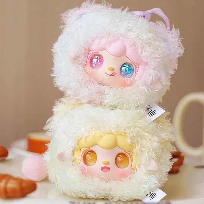 Yooki V9 Little Bear Series Plush Blind Box (1 of 10 Possible Styles) Cute Figures Collectible Toys Birthday Gifts (1Pc-Blind Box)