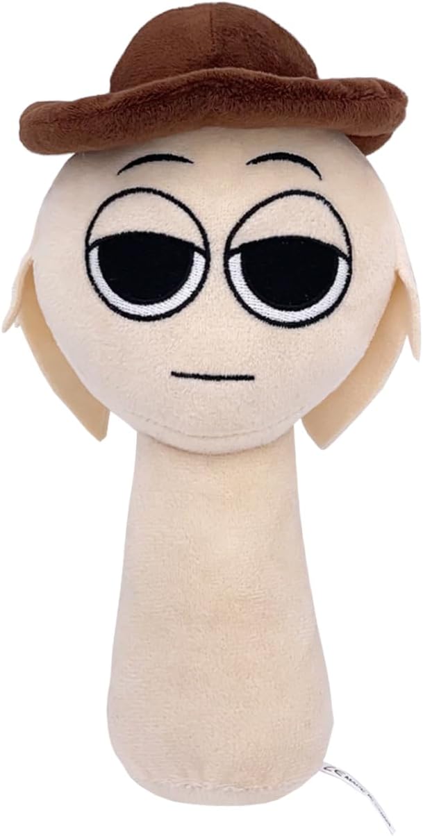 Super JAKES Game Plush Toys,Soft Stuffed Animal Pillow Figure Doll Christmas Birthday Gifts for Adult Kids (Light Grey)